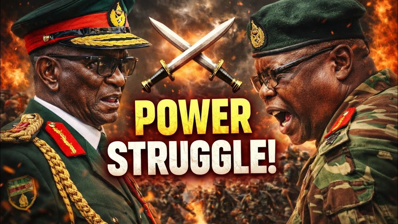 Zimbabwe Military Power Struggle: Top Generals Battle for Control, Mnangagwa influence causing fig..