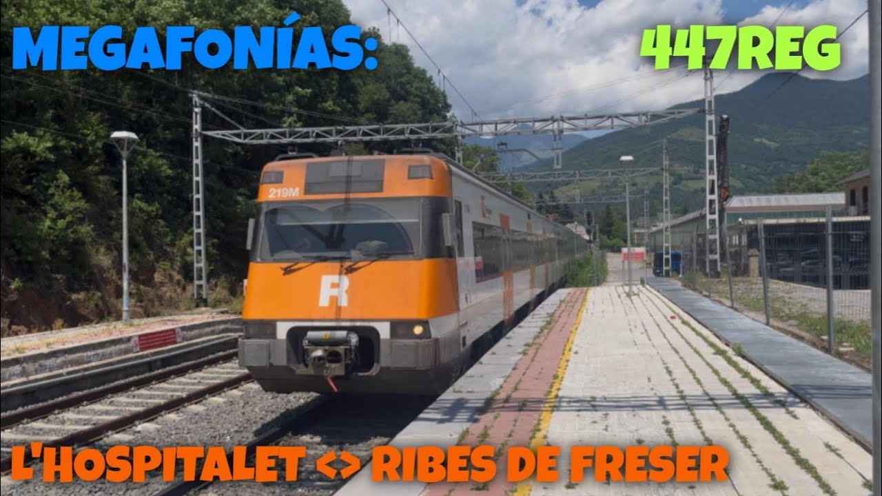Megafonias R3 L'hospitalet - Ribes de Freser LOCUCIÓN DE REGIONAL! (Buena calidad)