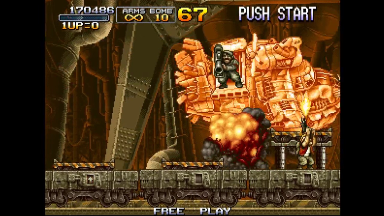 Metal Slug. Pistol Only Run. Hard Difficulty. Playthrough.