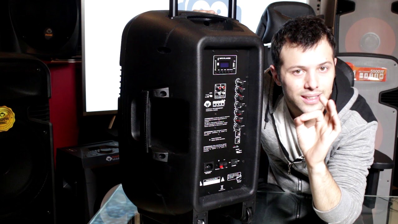 Parlante Activo Portátil Moonki Sound MS-LEDB2200BT con Conectividad Bluetooth