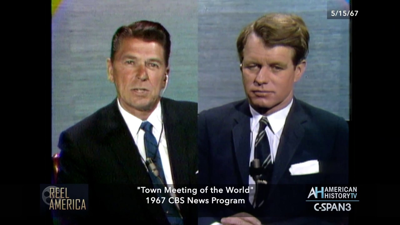Reagan & RFK questioned by Pakistani Student - 1967