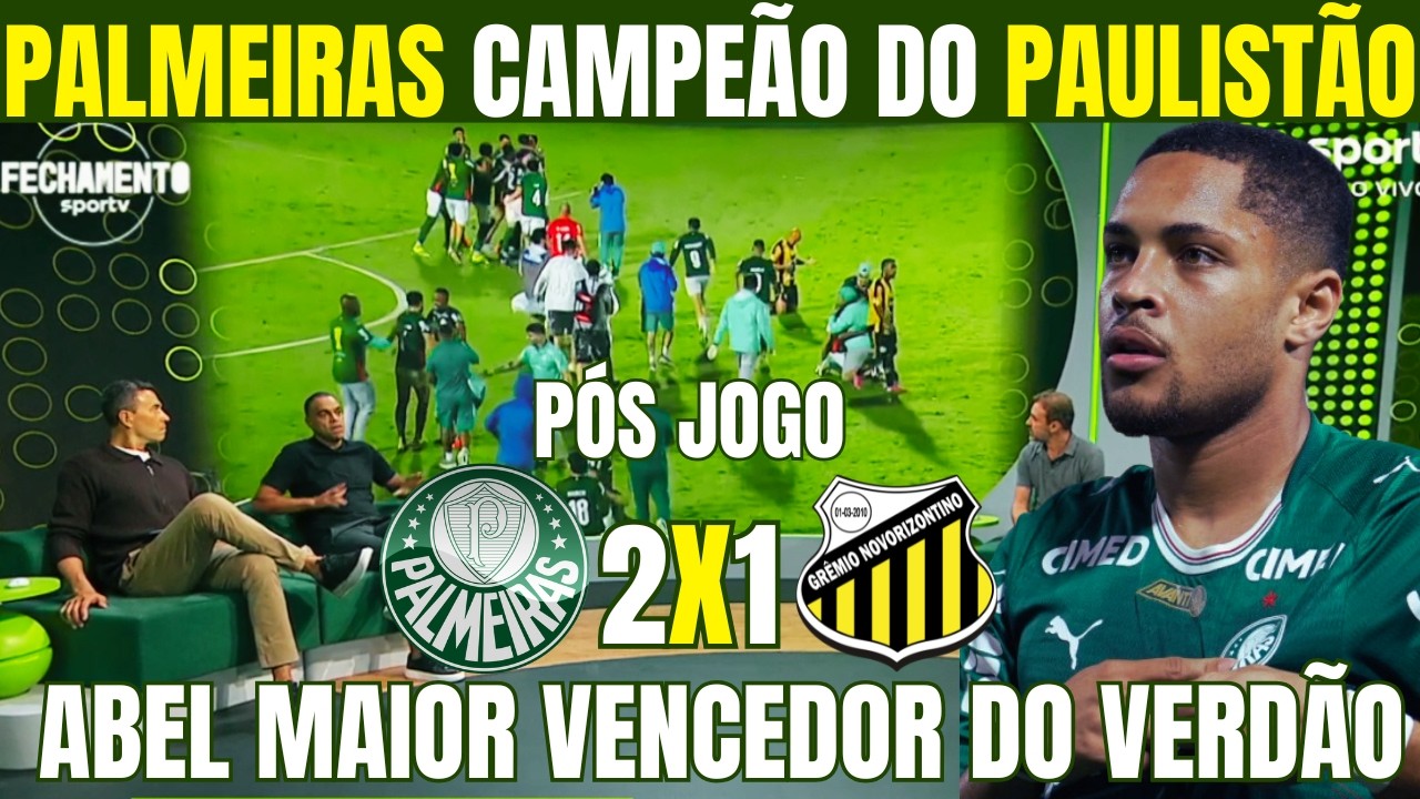 PALMEIRAS CAMPEÃO DO PAULISTÃO! PÓS JOGO DO VERDÃO! VITOR ROQUE E MURILO BRILHAM NA FINAL!