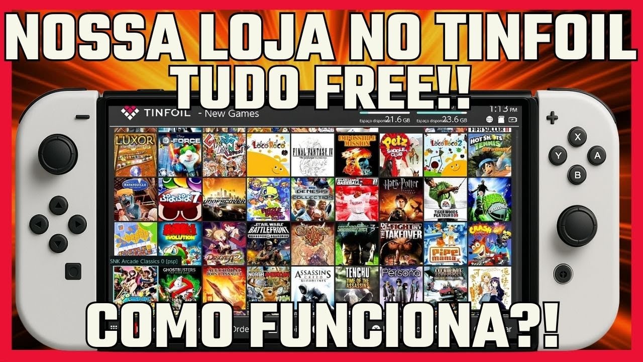 NOSSA LOJA FREE DO TINFOIL BTECH ESHOP PACK - COMO USAR E RESOLVER PROBLEMAS