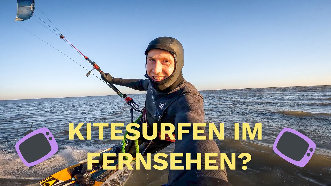 KITESURFEN im FERNSEHEN? Session im Morgengrauen 👀 | Vlog Cuxhaven