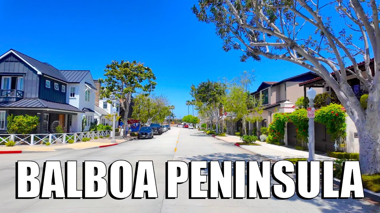 Driving Balboa Peninsula (Orange County)