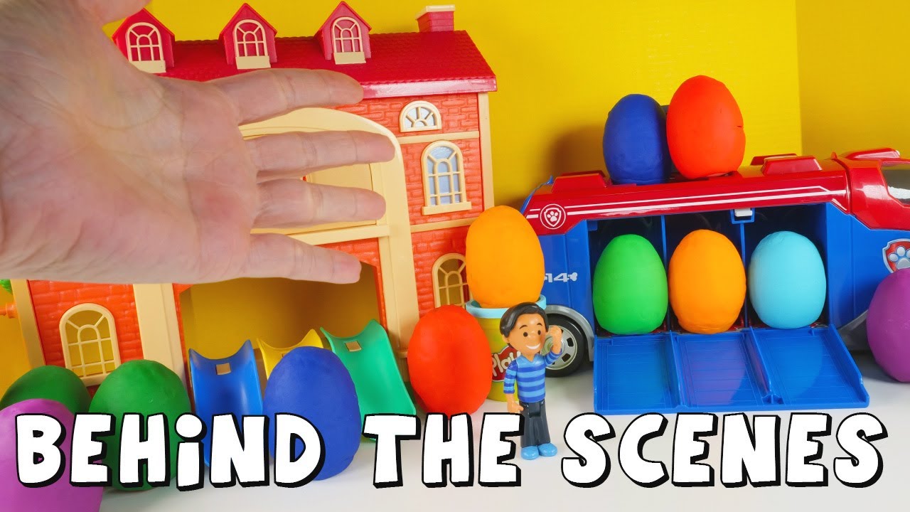 Blue’s Clues Play Doh Surprise Eggs | Behind the Scenes with DCTC Amy Jo