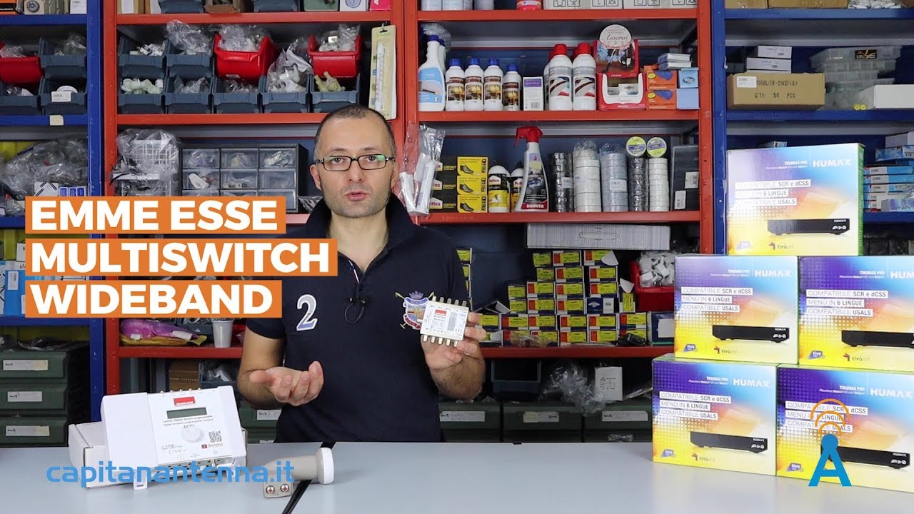 Come realizzare un impianto tv centralizzato con pochi cavi | Multiswitch Wideband