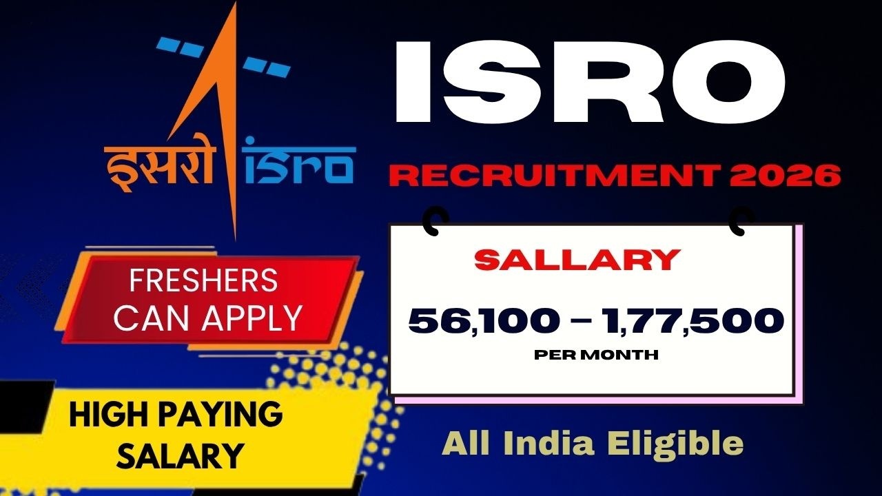 🚨 ISRO Scientist/Engineer &lsquo;SC&rsquo; Recruitment 2026 | Latest Vacancy 🚨|  Who can apply?
