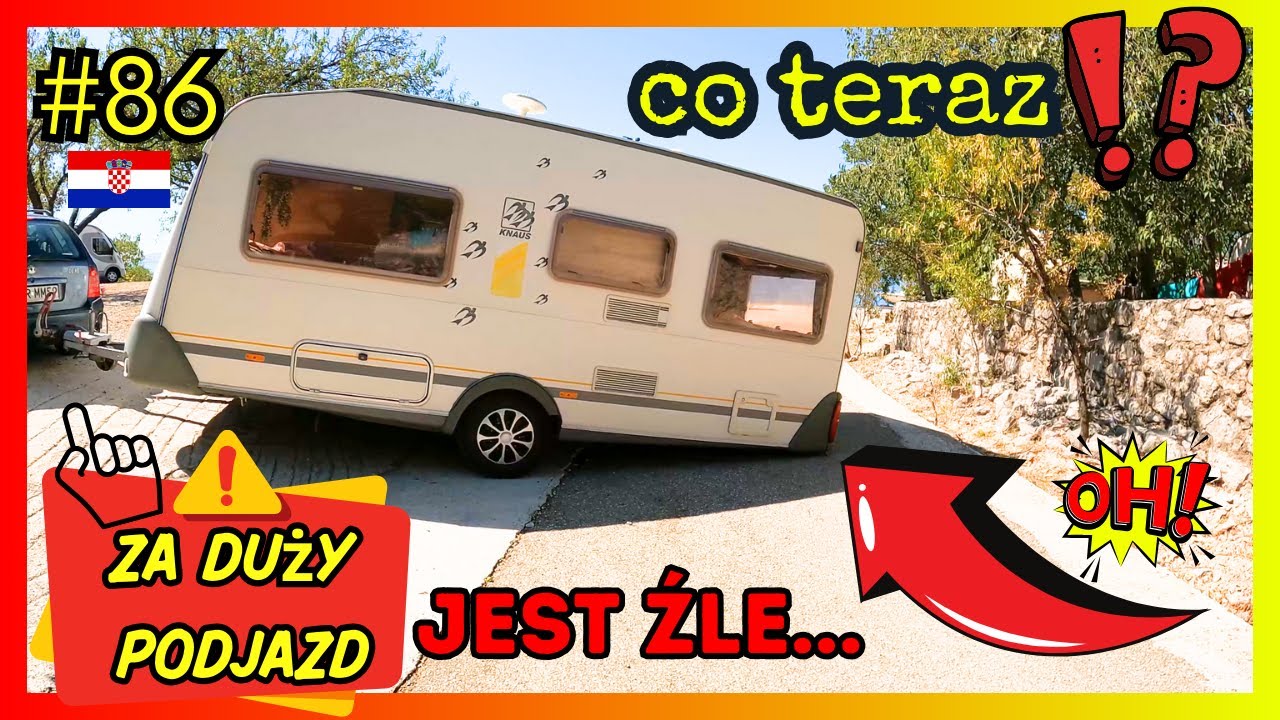 PROBLEMY na CAMPING 'u !! TRACIMY MIEJSCE! za ciężki podjazd i ZMIANA PARCELI musimy szukać KEMPINGU