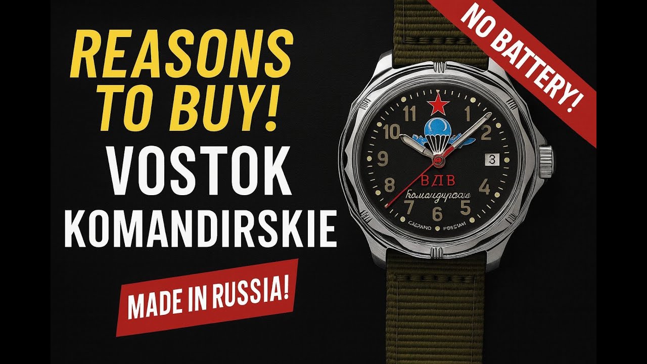 Не покупайте часы Vostok Komandirskie, пока не посмотрите это видео!