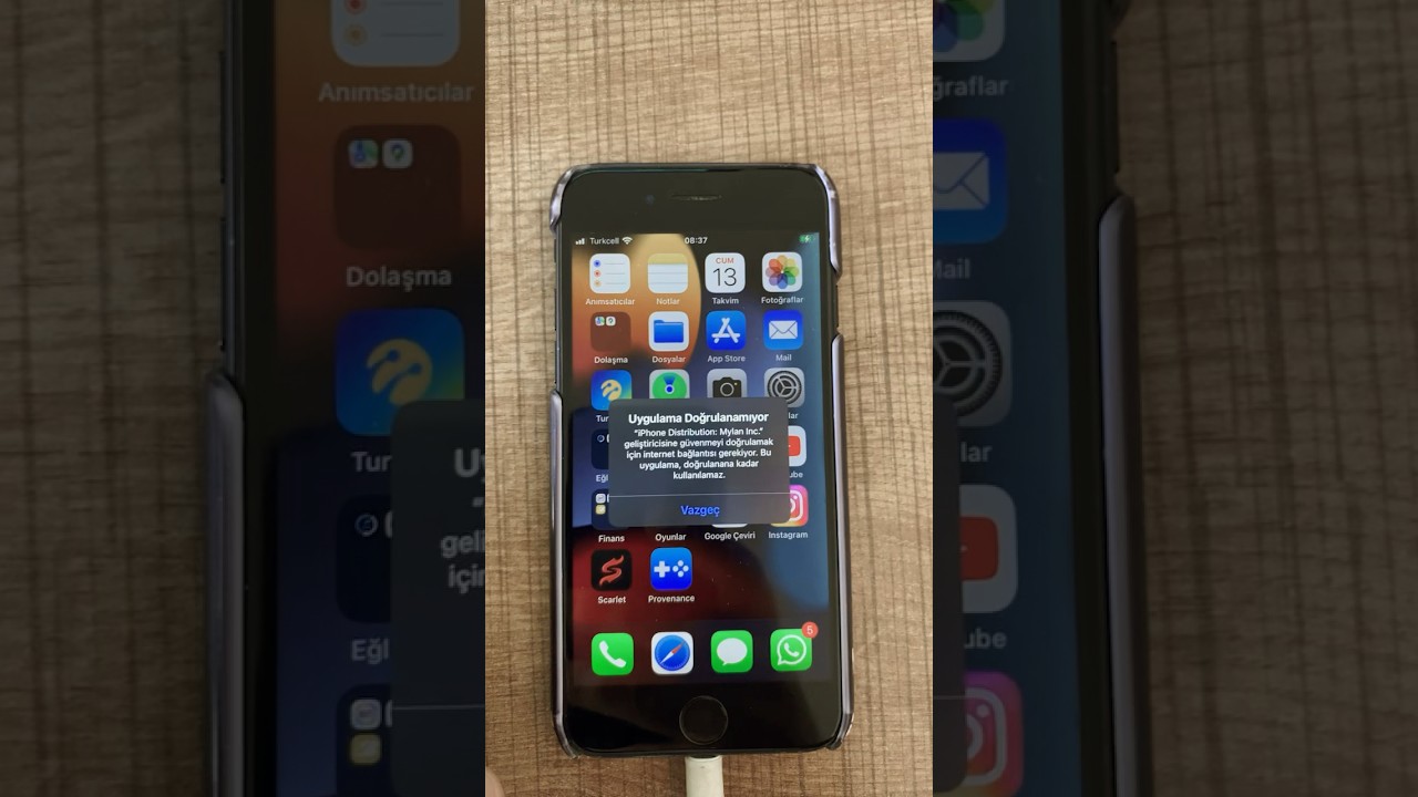 İphone ipa uygulama doğrulanamıyor hatası &ccedil;&ouml;z&uuml;m&uuml; - imzalı s&uuml;r&uuml;m&uuml; a&ccedil;tığınızda hi&ccedil; kapatmayın 😇