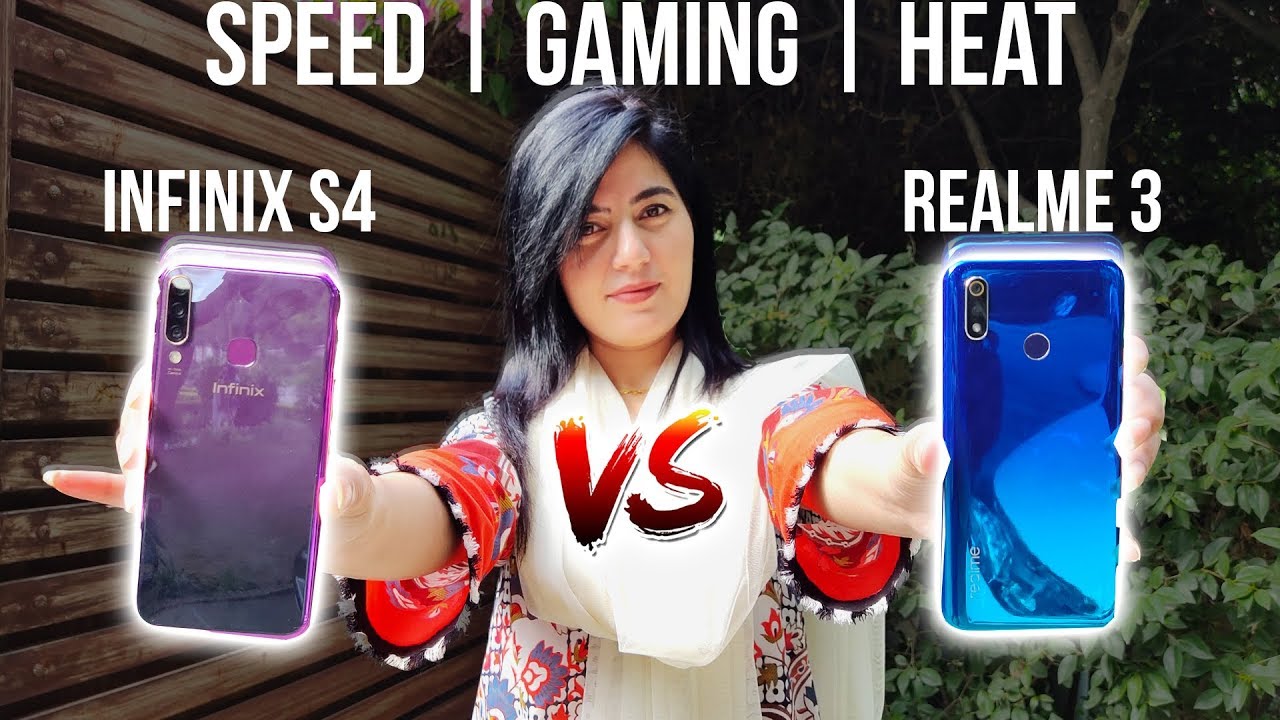 Infinix S4 vs Realme 3 ka Muqabla | PUBG Gameplay | Heat test | Speed test | Boot test