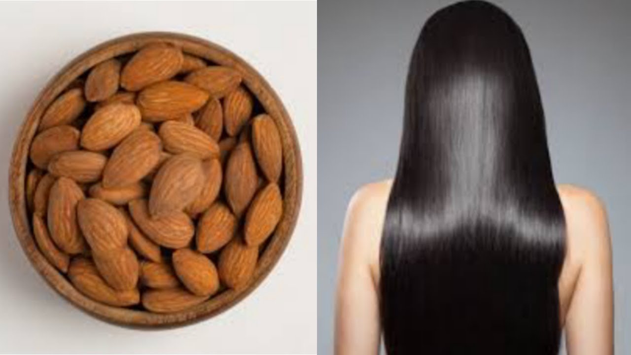 Home made  organic almond hair food for growth  and thick hair |its stop hair fall