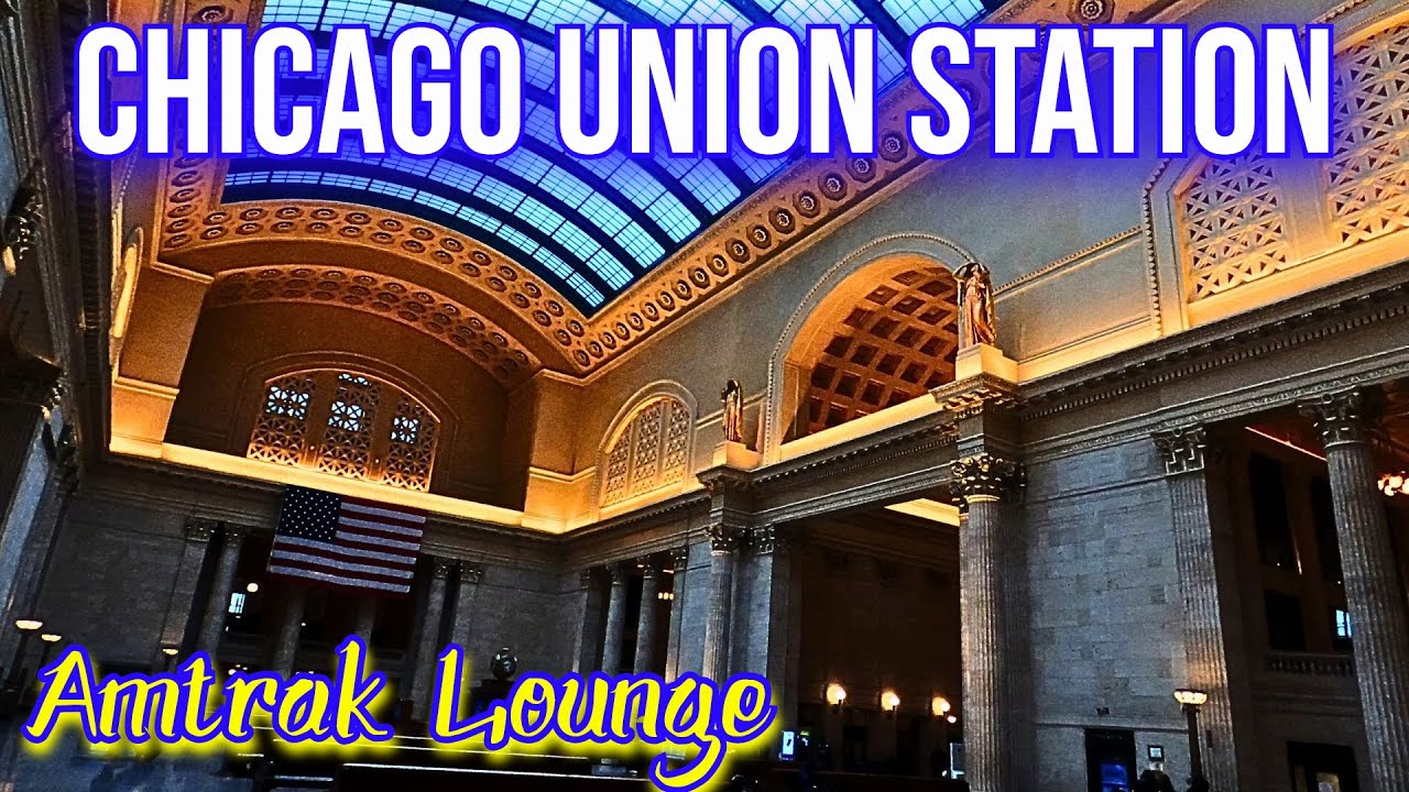 Chicago Union Station, Chicago, Illinois - USA (Amtrak Lounge)