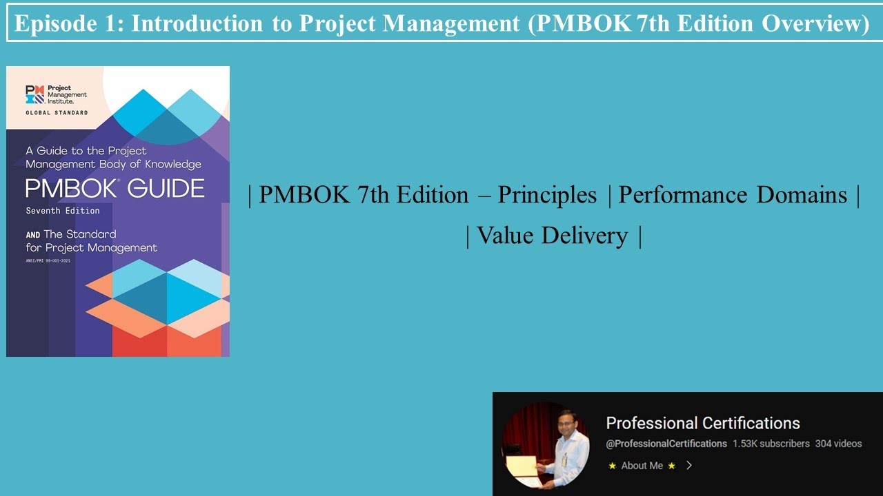 Эпизод 1: Введение в управление проектами (Обзор PMBOK 7-го издания)