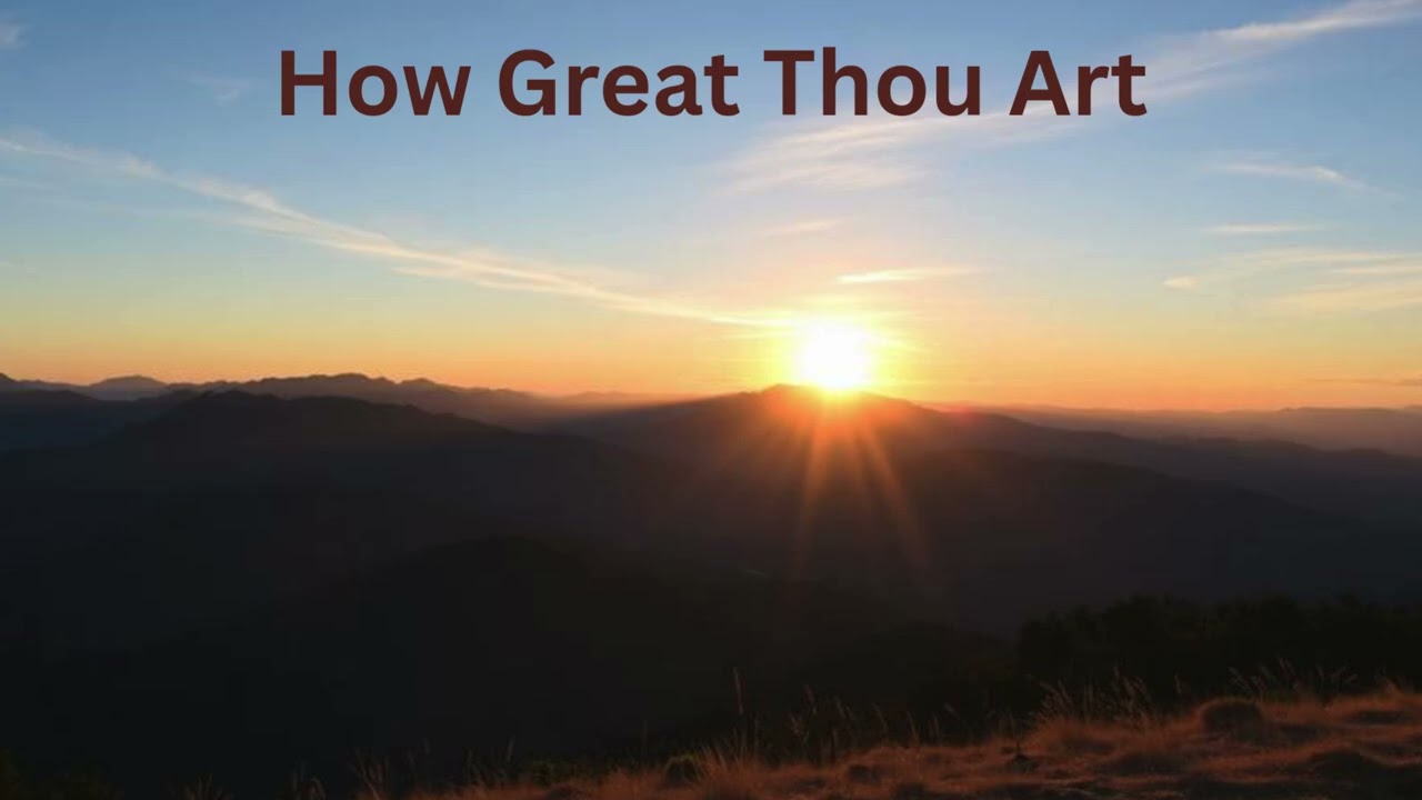 Singing Karaoke 🎶 How Great Thou Art 