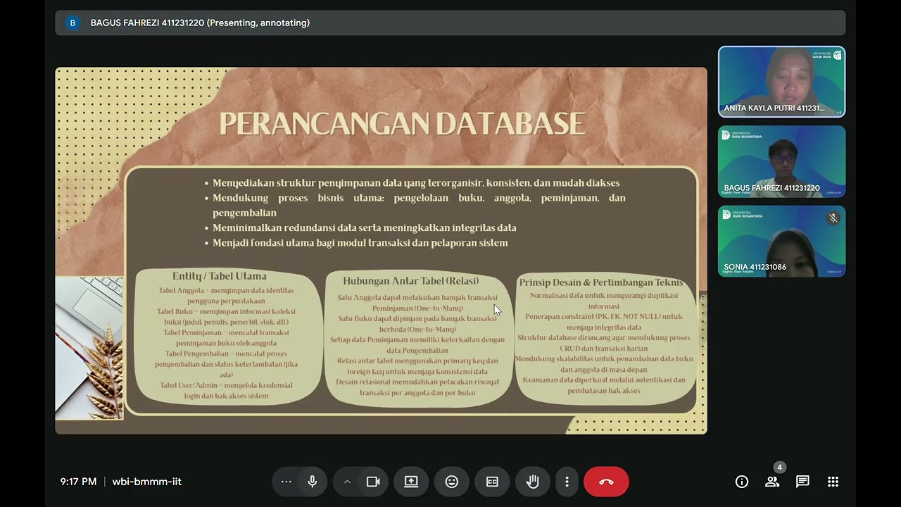 PRESENTASI ANALISIS DAN PENGEMBANGAN PERANGKAT LUNAK
