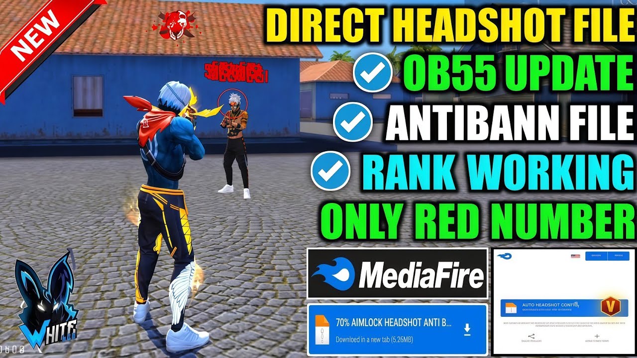 OB55 Free Fire Auto Headshot Config File🎯🌠 Macro Aimbot + No Recoil Regedit ‼️ Antiban VIP Script 👽