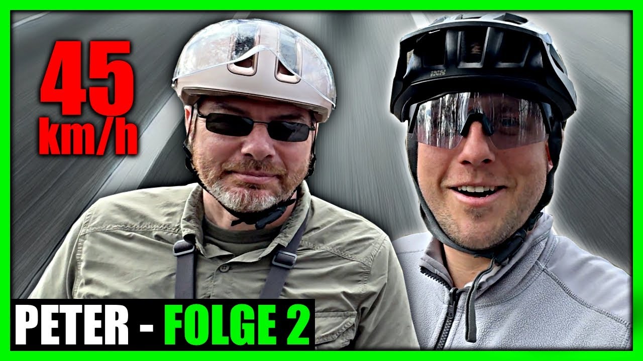 PETER: „Die Physik lässt sich mit einem 45kmh E-Bike auch nicht austricksen“