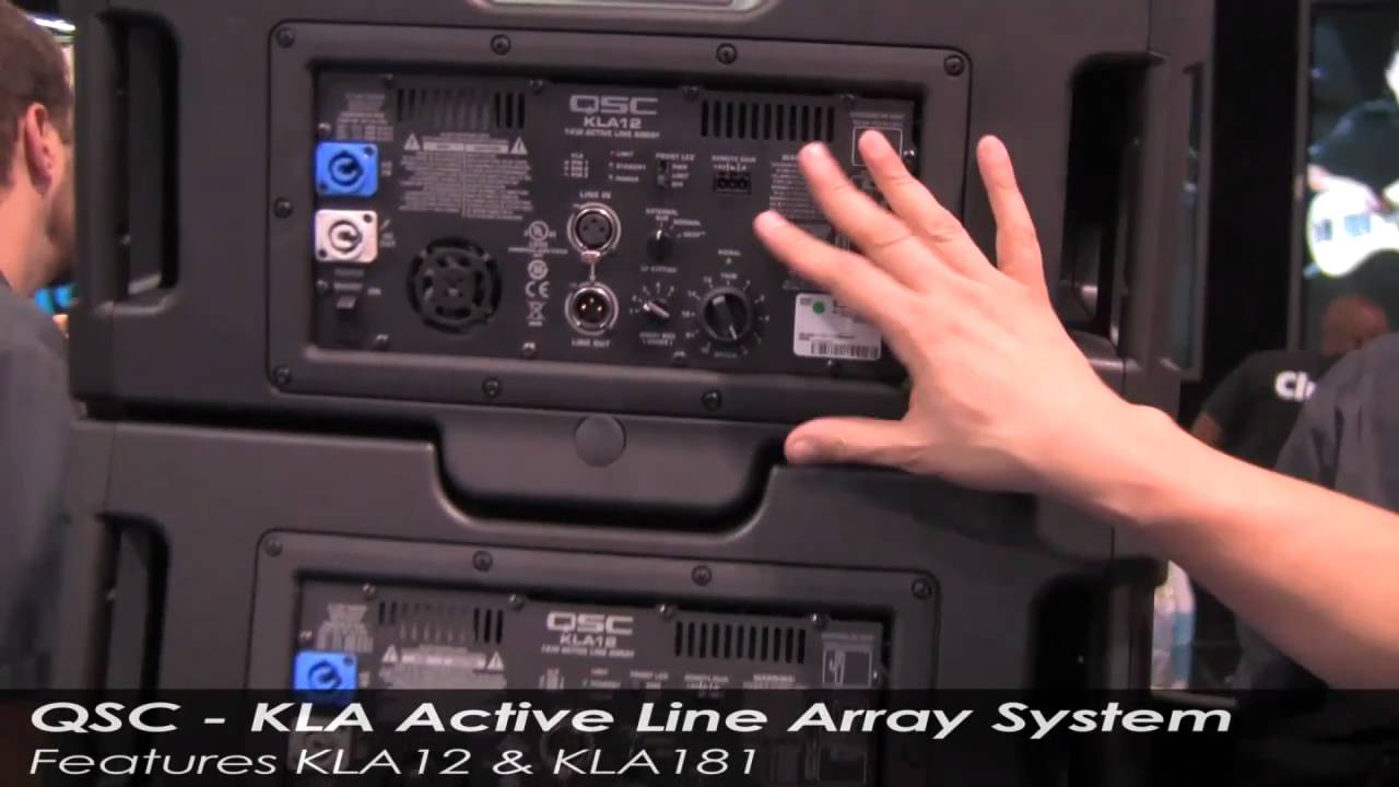 QSC KLA Line Array System | agiprodj.com - NAMM 2011