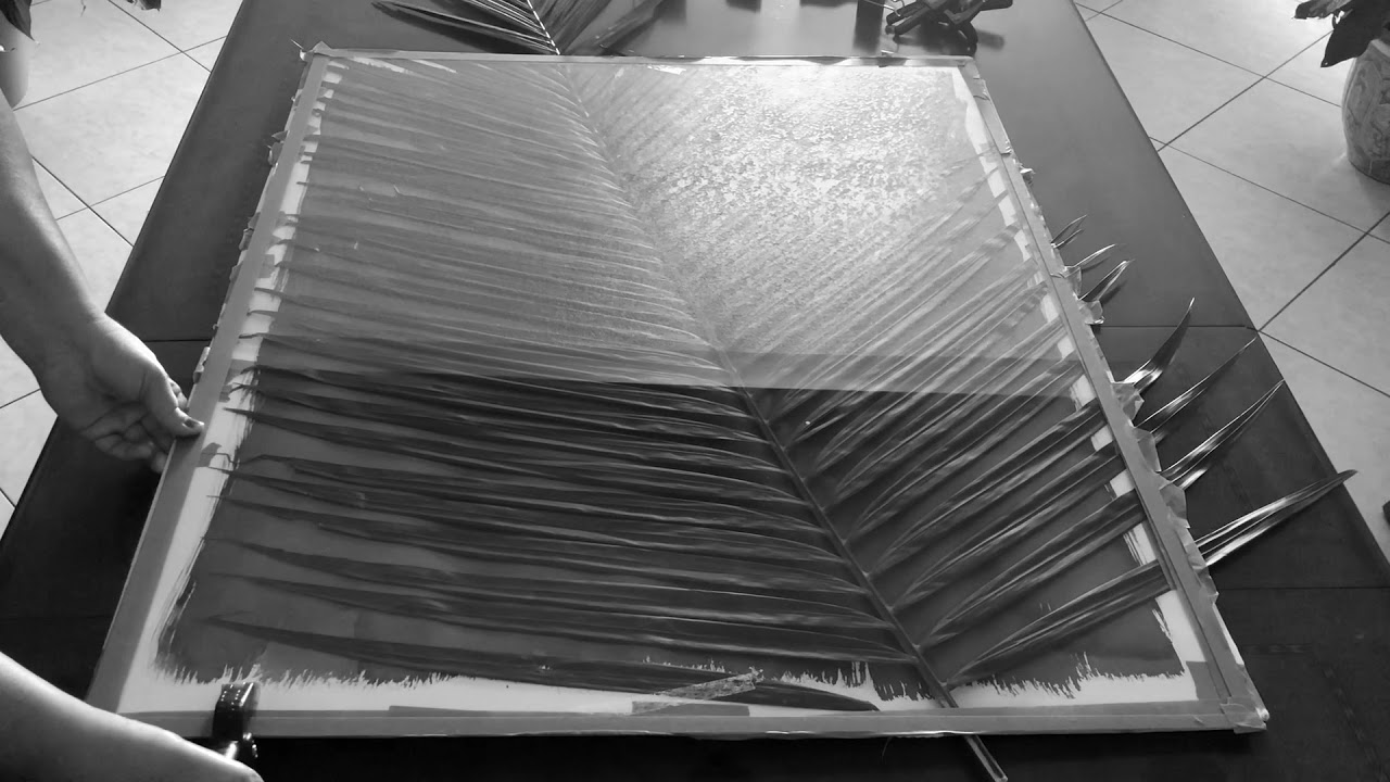 I Made My First Large Scale Cyanotype Palm Print