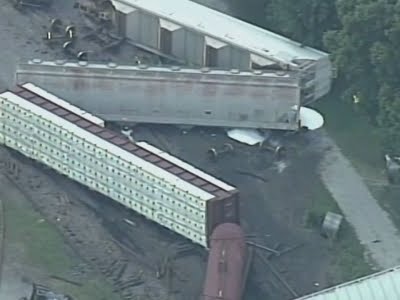Train Derails in Ky., Shelter-In-Place Ordered