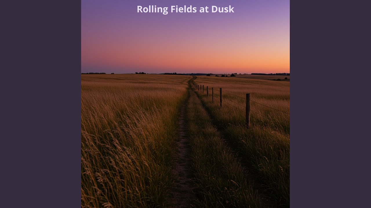 Rolling Fields at Dusk