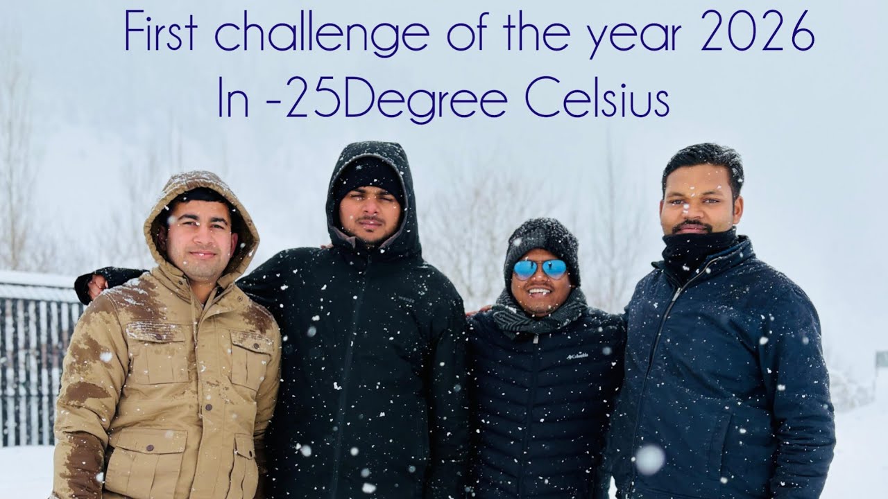 ।।दोस्तों के साथ बर्फ में मस्ती।।#viral #challenge #travel #snow #task #civilengineering #defence 