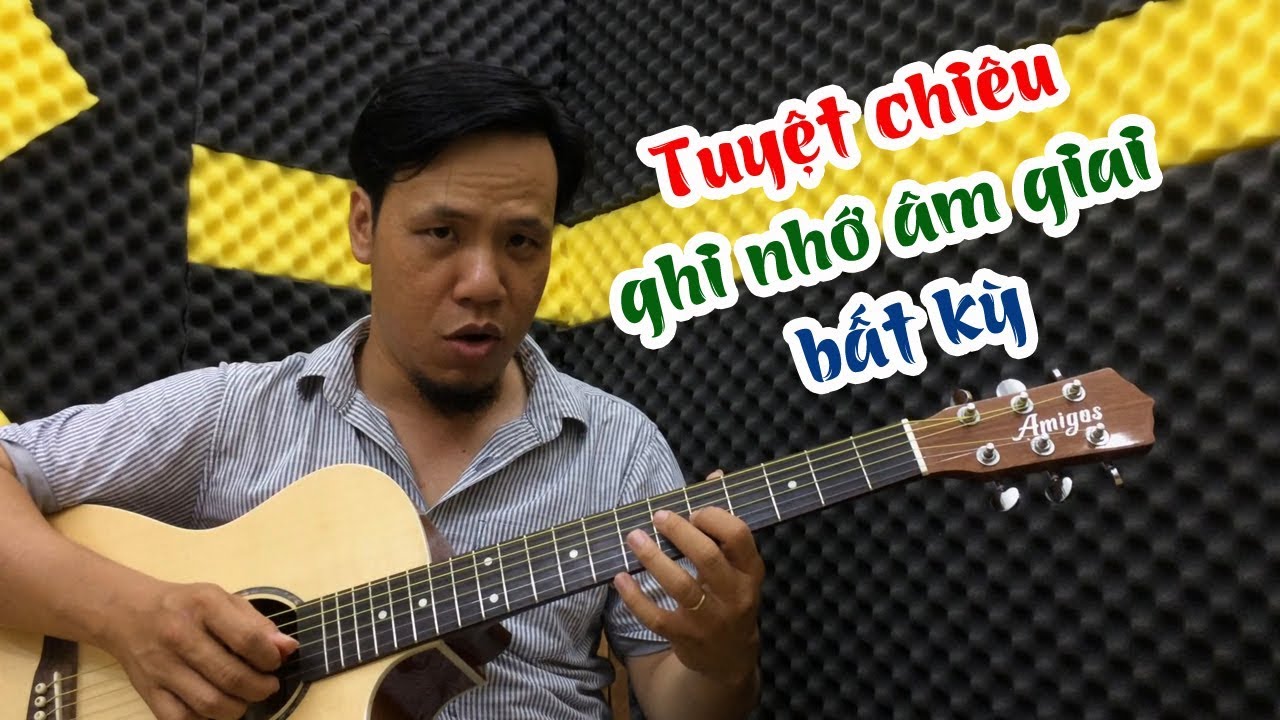 GHI NHỚ các nốt trong Âm giai BẤT KỲ - Học đàn guitar cơ bản | Guitar4Freedom