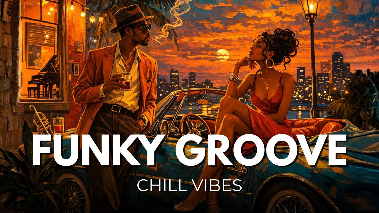 FUNK SOUL JAZZ RADIO 📻 |2H+ Continuous Groove Mix for Work, Study & Night Chill #