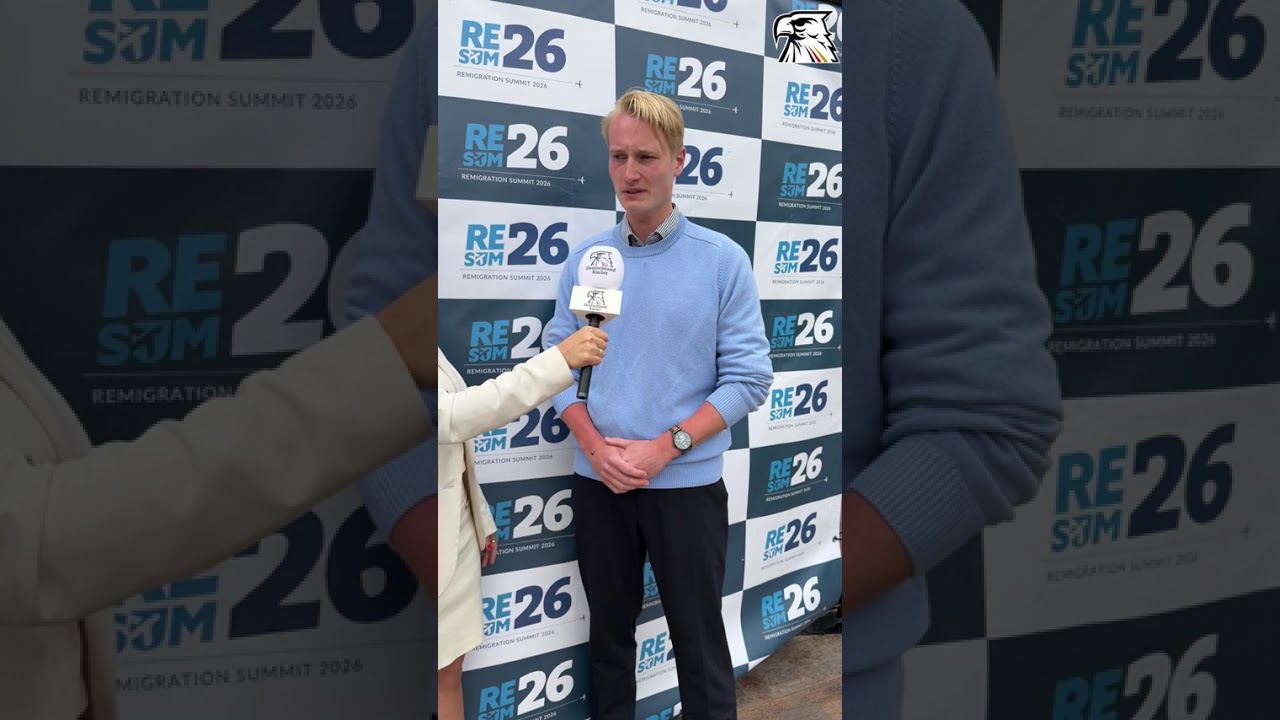 Klartext vom RESUM26: &bdquo;Remigration ist die wichtigste politsche Aufgabe des 21. Jahrhunderts!&ldquo;