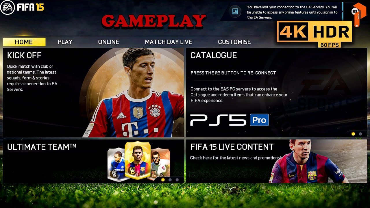 FIFA 15 Revisited 🔥 Ultra Realistic PS5 Pro 4K HDR Gameplay #fifa #4k #gameplay #ps5 #viral #fifa15