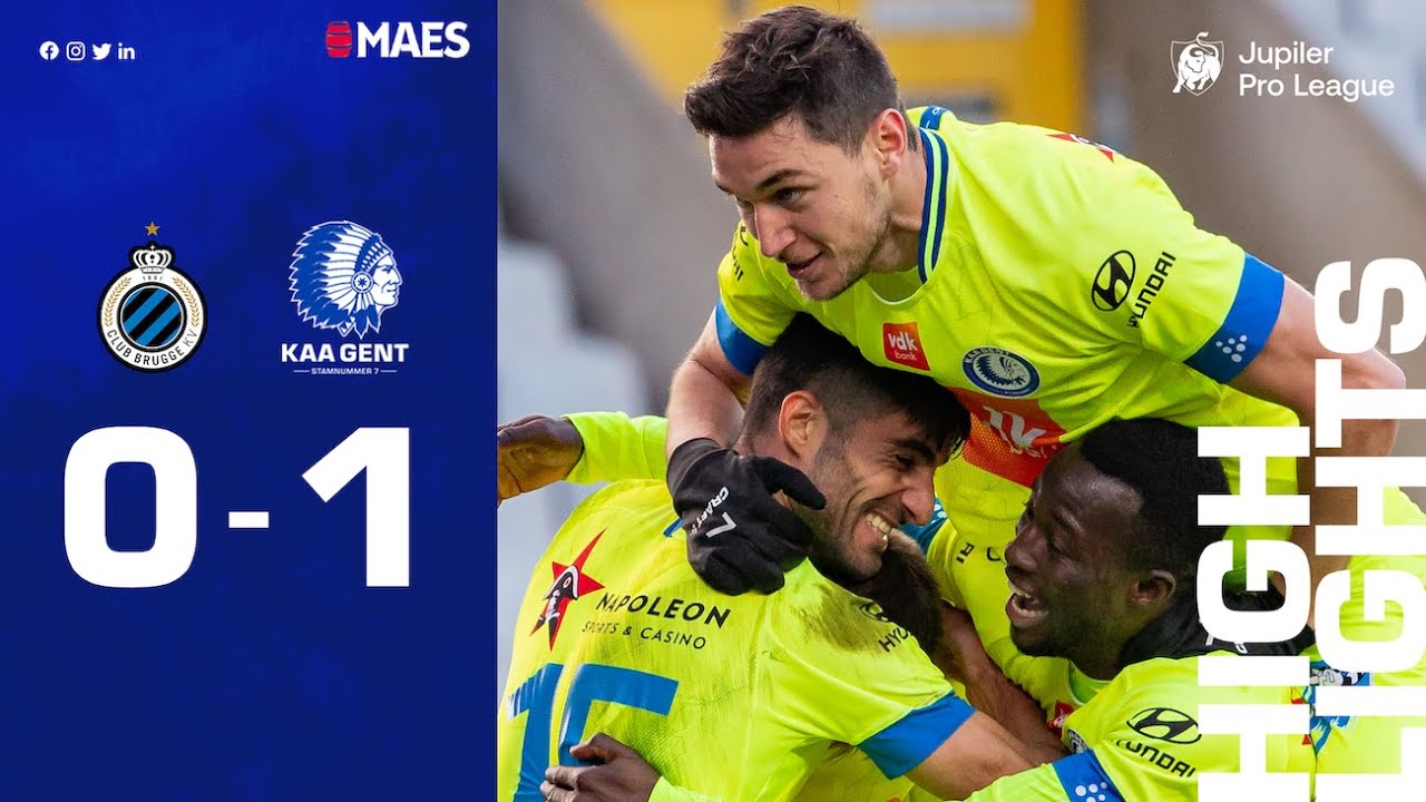🎬 Club Brugge - KAA Gent: 0-1 (MD 17⎢20-21)