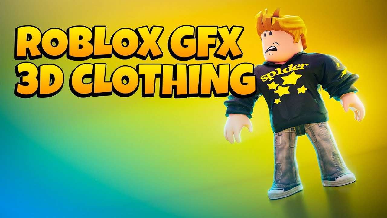 HOW TO MAKE A ROBLOX GFX  WITH (ROBLOX 3D CLOTHING) BLENDER | ROBLOX GFX TUTORIAL
