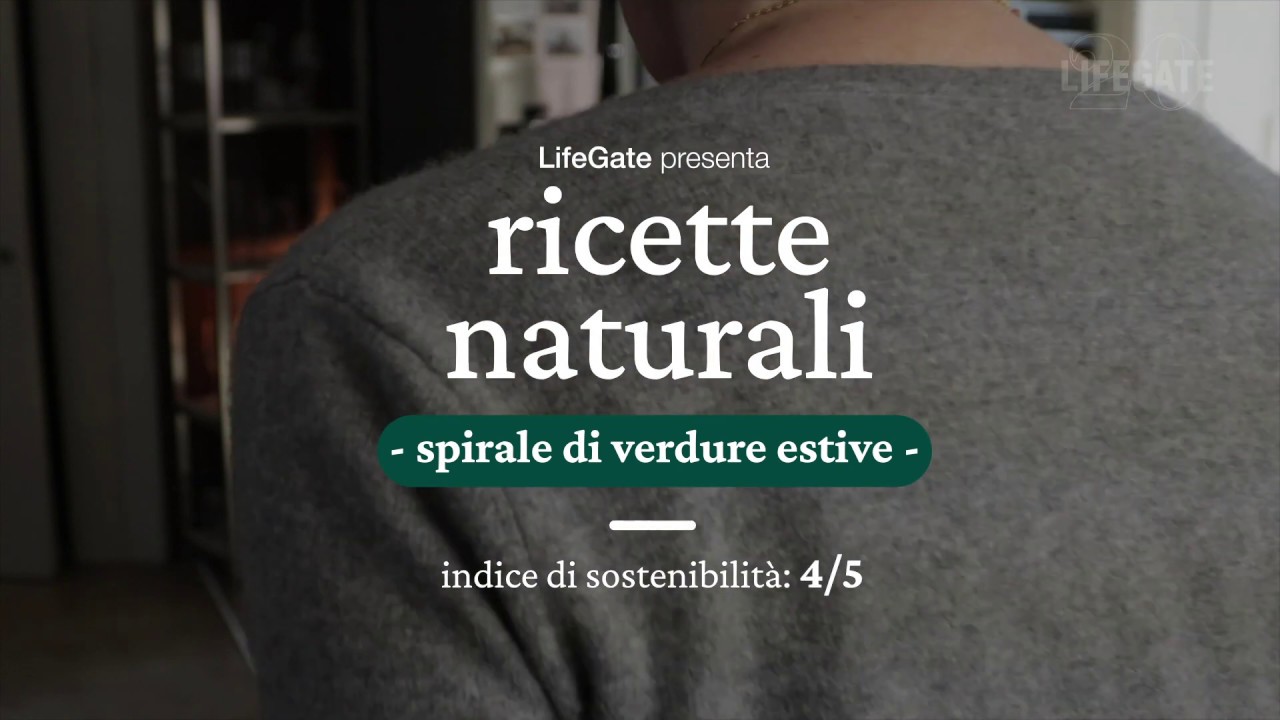 Ricetta della spirale di verdure estive