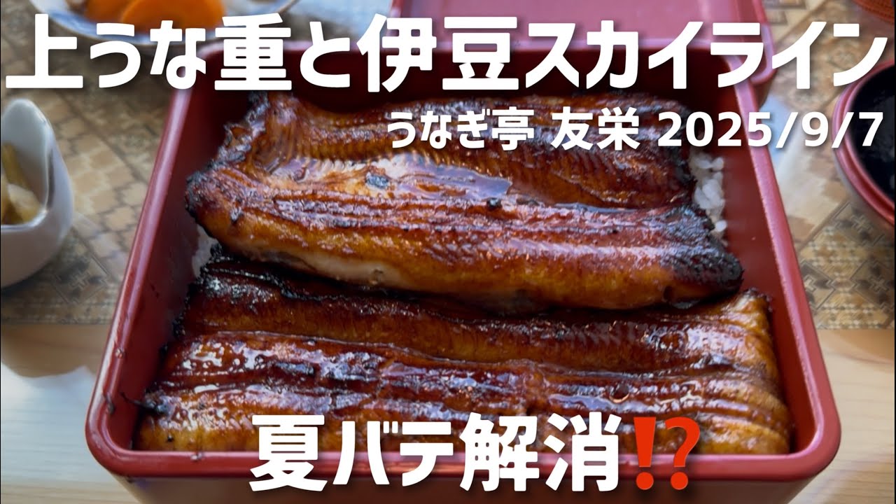 上うな重と伊豆スカイライン うなぎ亭 友栄 2025/9/7 夏バテ解消⁉️