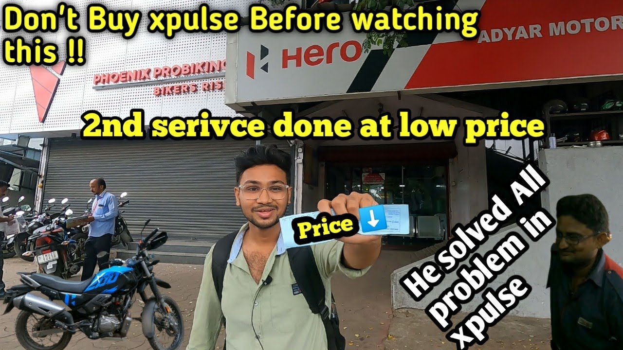 2nd service Done at Low price ‼️All problem solved in xpulse ⚡ New update in xpulse 200 4v 🔥
