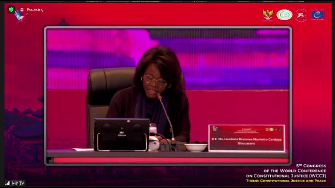 THE 5TH CONGRESS OF THE WORLD CONFERENCE ON CONSTITUTIONAL JUSTICE (WCCJ), DAY 1