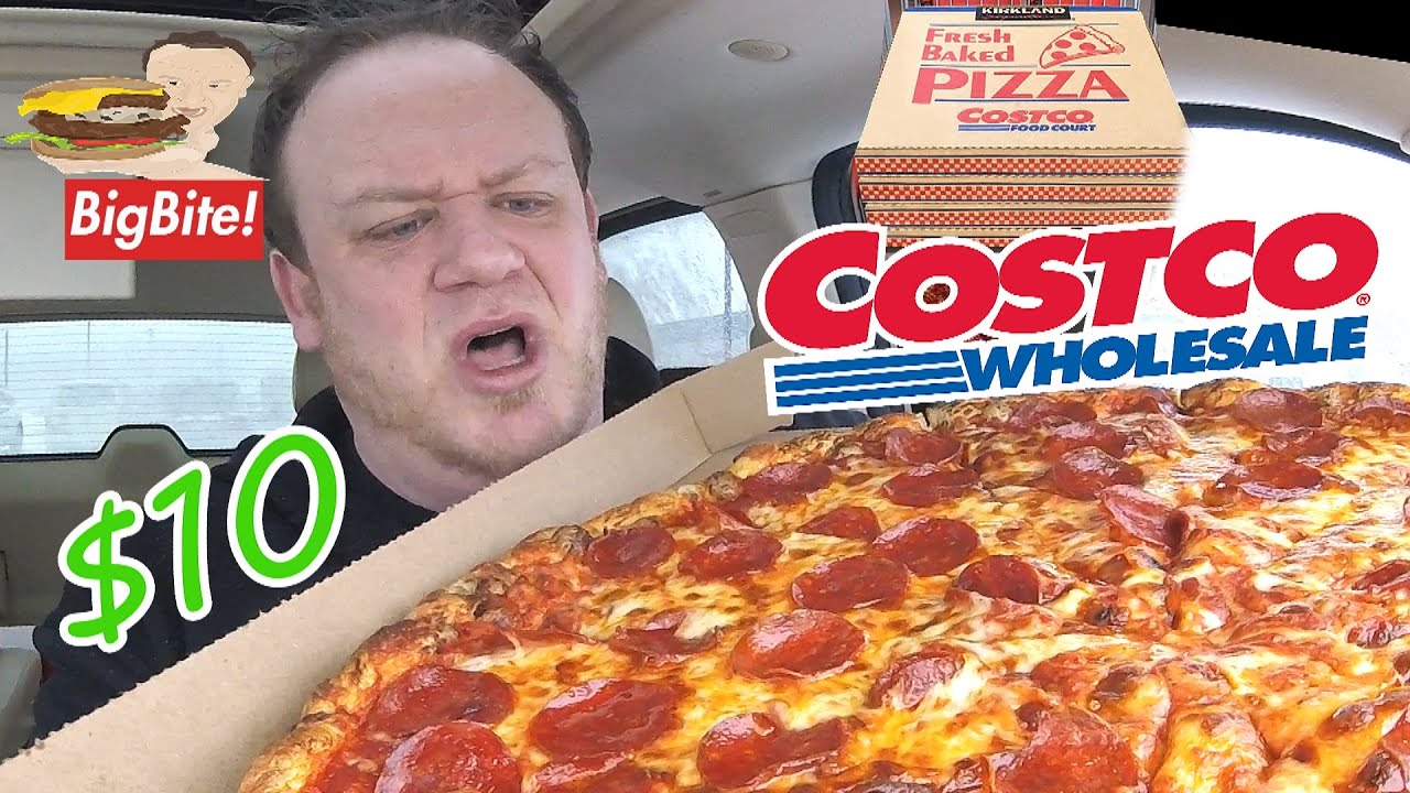 Обзор еды в ресторане COSTCO ⭐Food Court Pepperoni Pizza⭐!!!