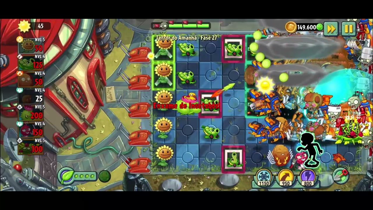 TERROR DO AMANHÃ FASES 26 A 28 - PVZ2