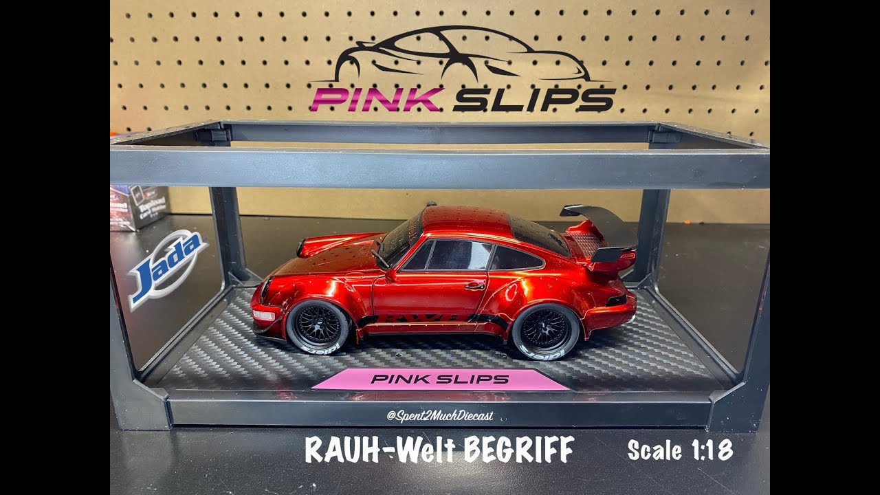 Porsche Rauh-Welt Begriff RWB By Jada | Pink Slips | Solido Diecast Scale 1:18 HOT NEW UNBOXING