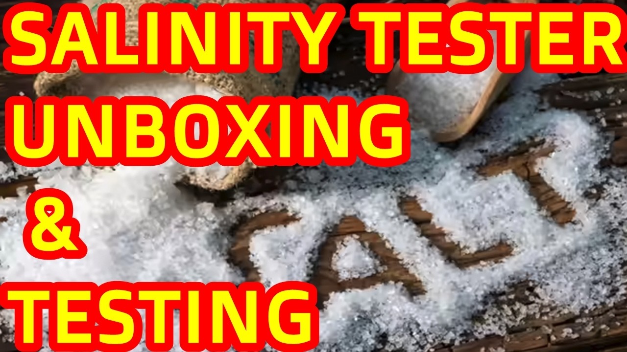 Salinity refractometer unboxing and testing Ep. 439 #redigitt