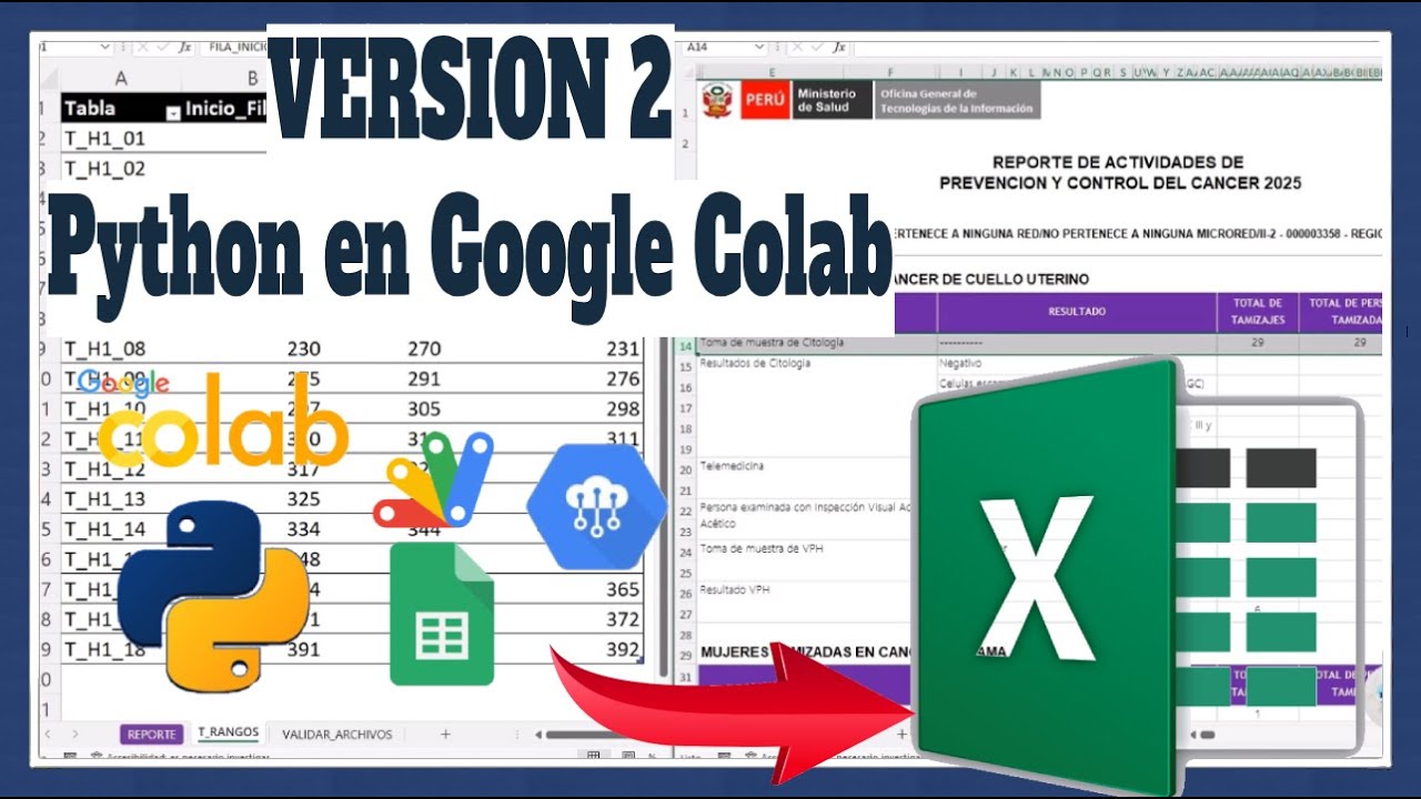 Acumula Reportes con Python en Google Colab + API | Versión 2: Nube y Alta Velocidad #Python #API