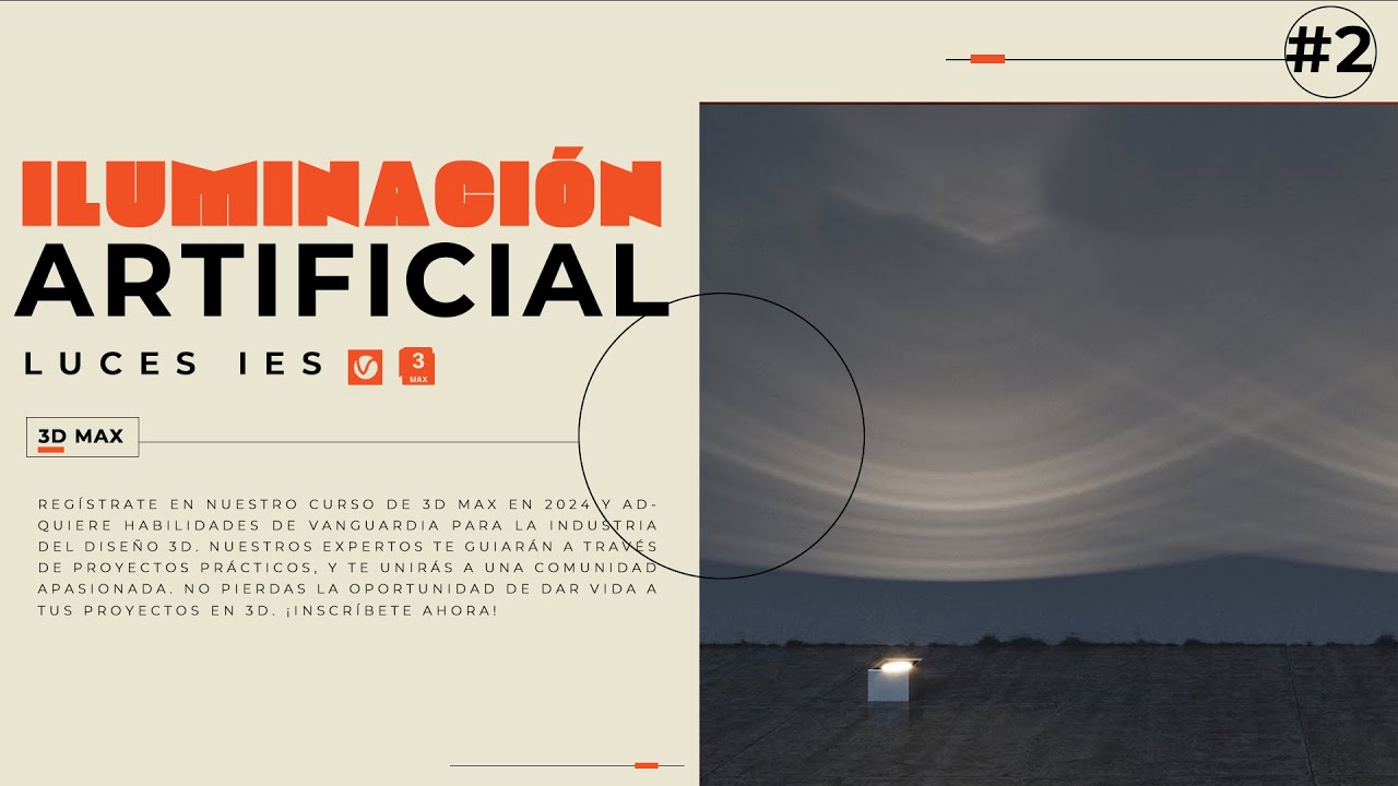 🟧ILUMINACION CON IES LIGHT 3D Max V-Ray 6 Iluminacion Artificial