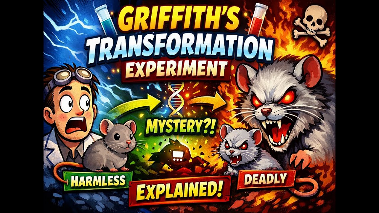 👉 How Harmless Bacteria Became Killer 😱 | Griffith Experiment