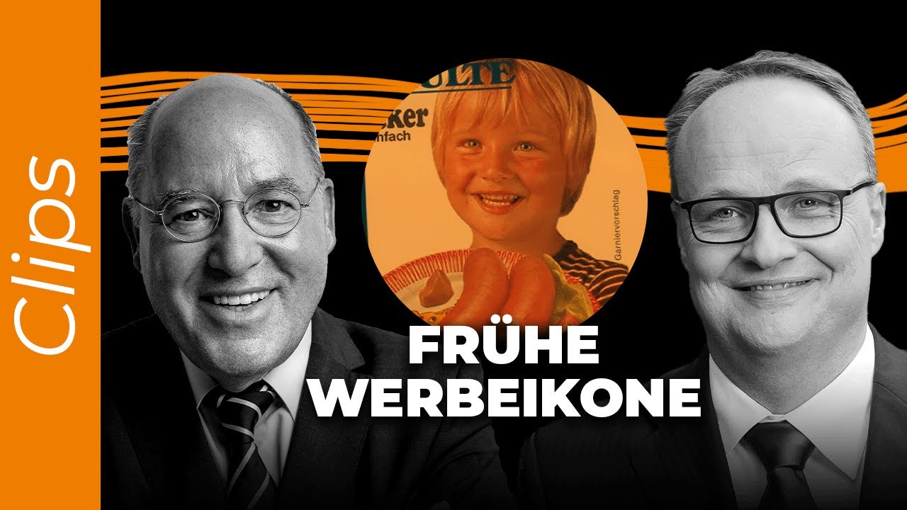 Oliver Welke als fr&uuml;he Werbeikone
