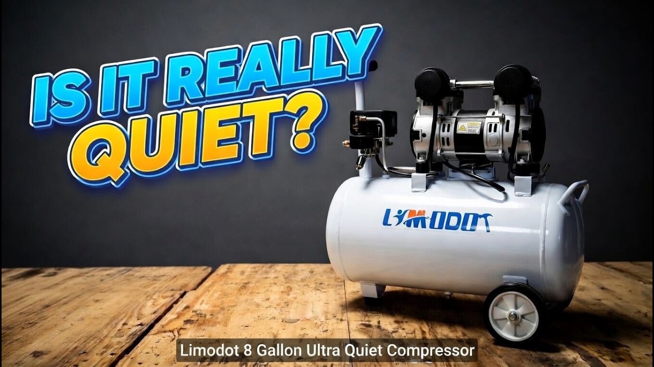 Limodot 8-Gal Quiet Air Compressor Review: Whisper-Quiet Operation!