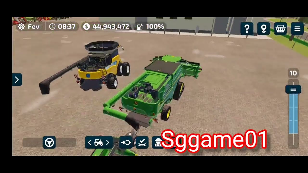 FS/23. Fazenda Bacuri. EP/01. Transportando os maquinários de calheta.  de grãos.