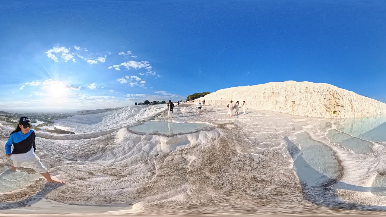 🇹🇷360°Turkey: Pamukkale 土耳其 棉堡 Pamukkale Travertenleri, Türkiye