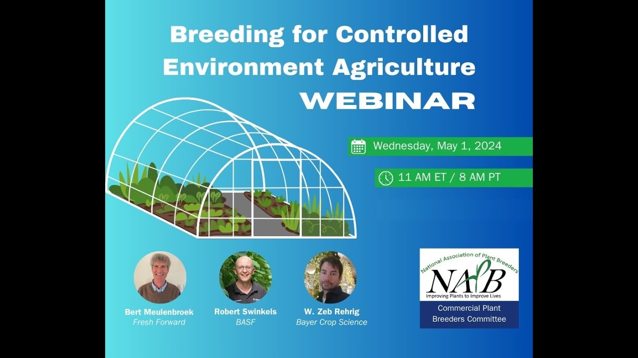 NAPB Breeding for Controlled Environment Agriculture Webinar
